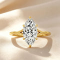 Marquise-Cut Six-Prong Ring