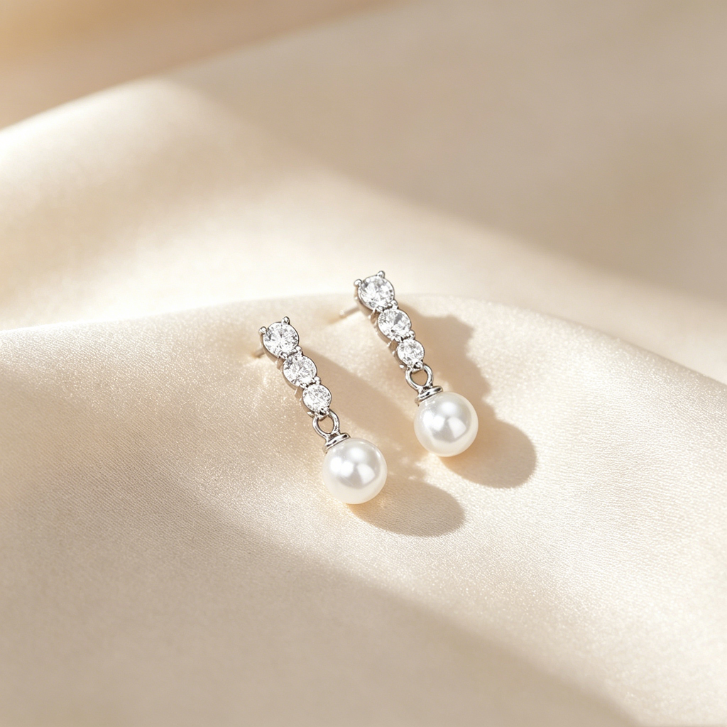 Grace Pearl Drop Earrings