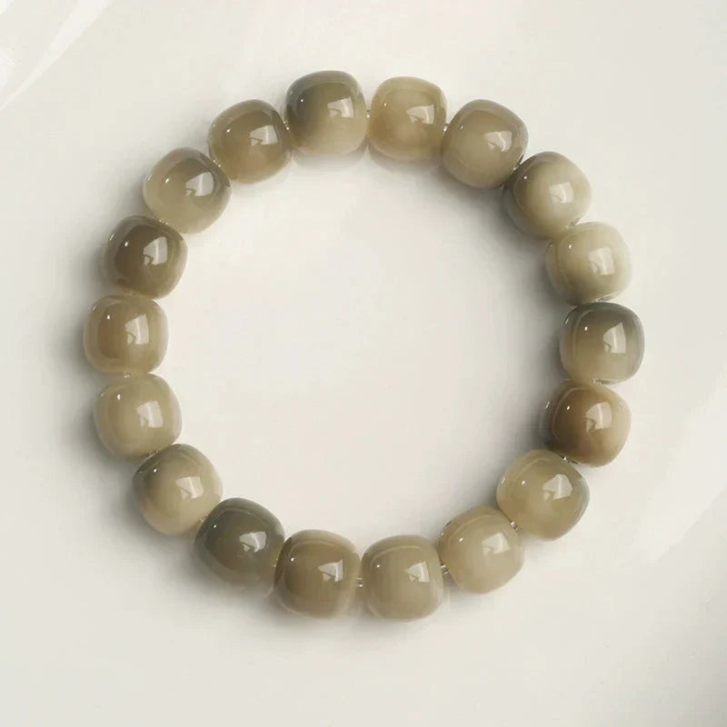 White jade bodhi bracelet
