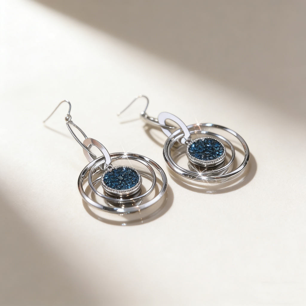 Interlocking Hoop Earrings