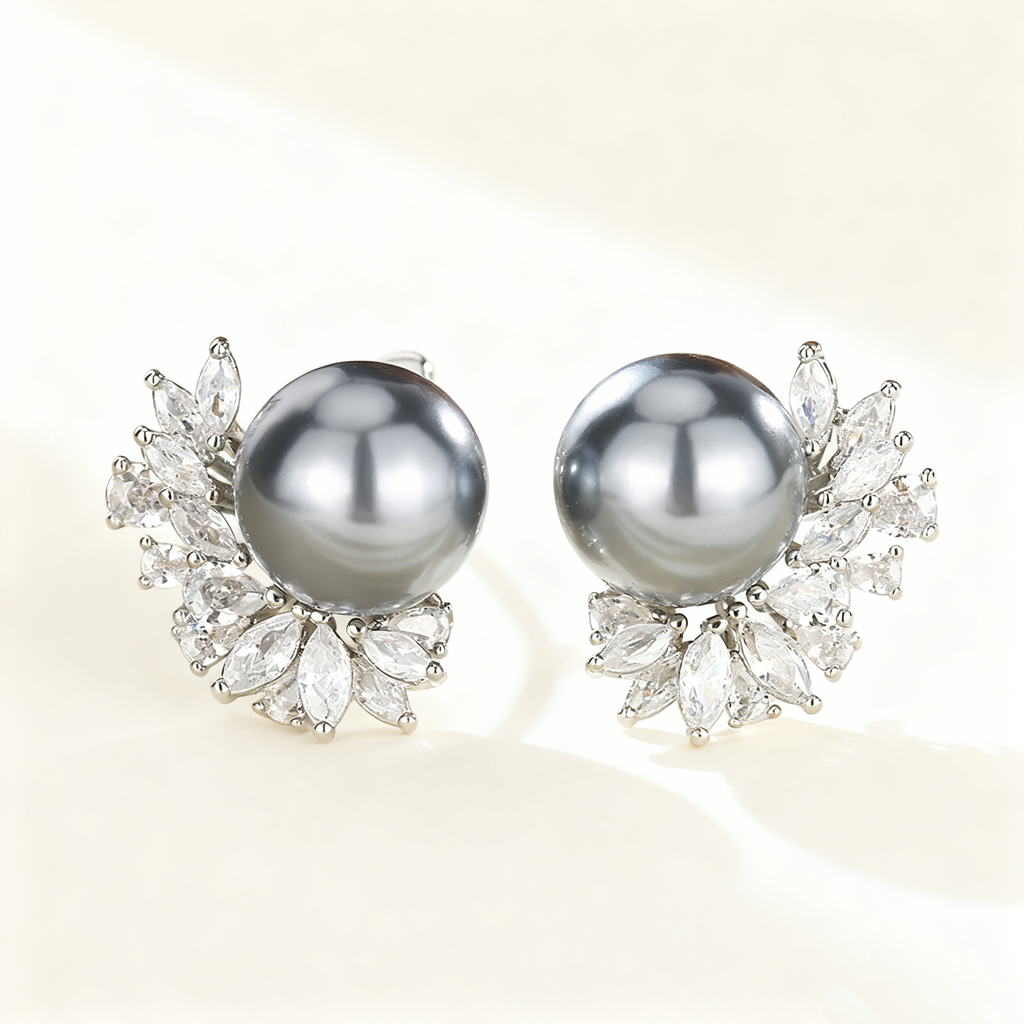 Elegant pearl earrings