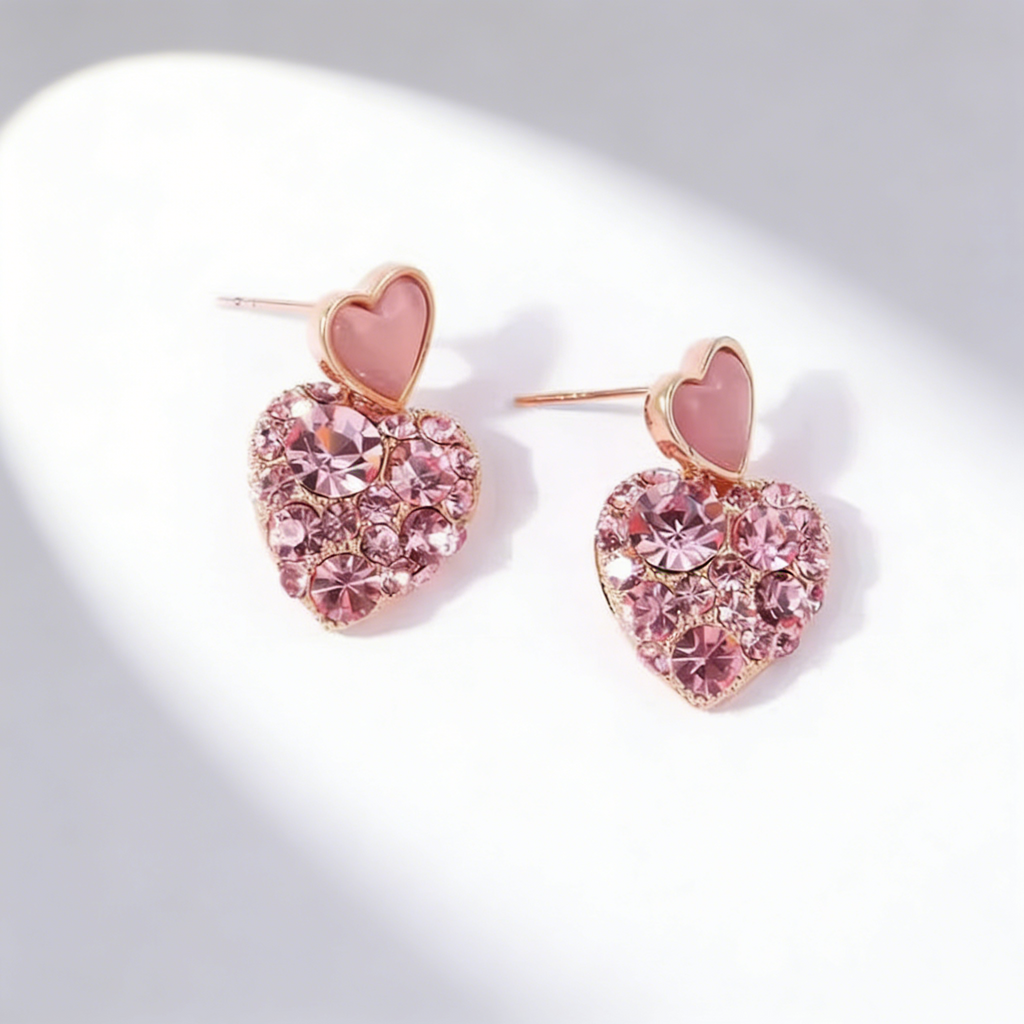 Elegant  Heart Earrings
