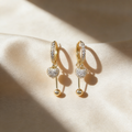 Elegant Heart Tassel Earrings