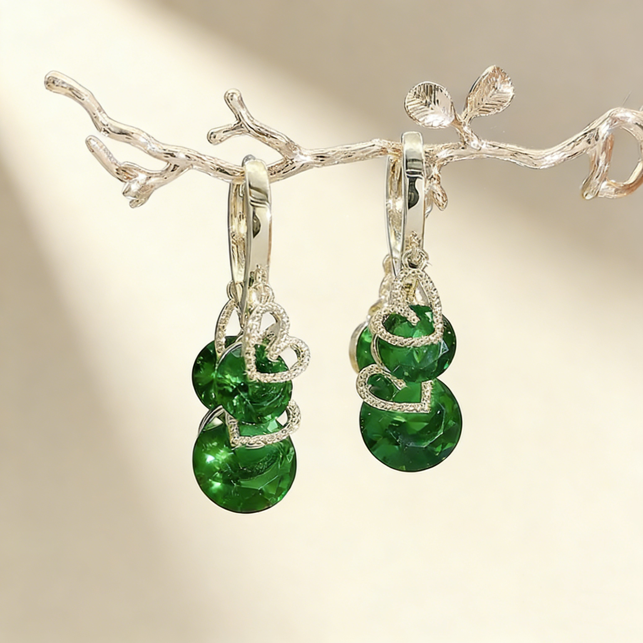 Heart Tassel Earrings