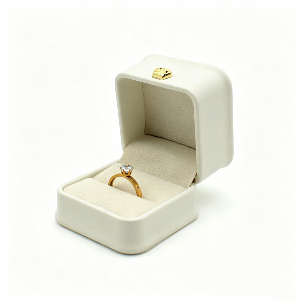 Crown Ring & Stud Earring Box