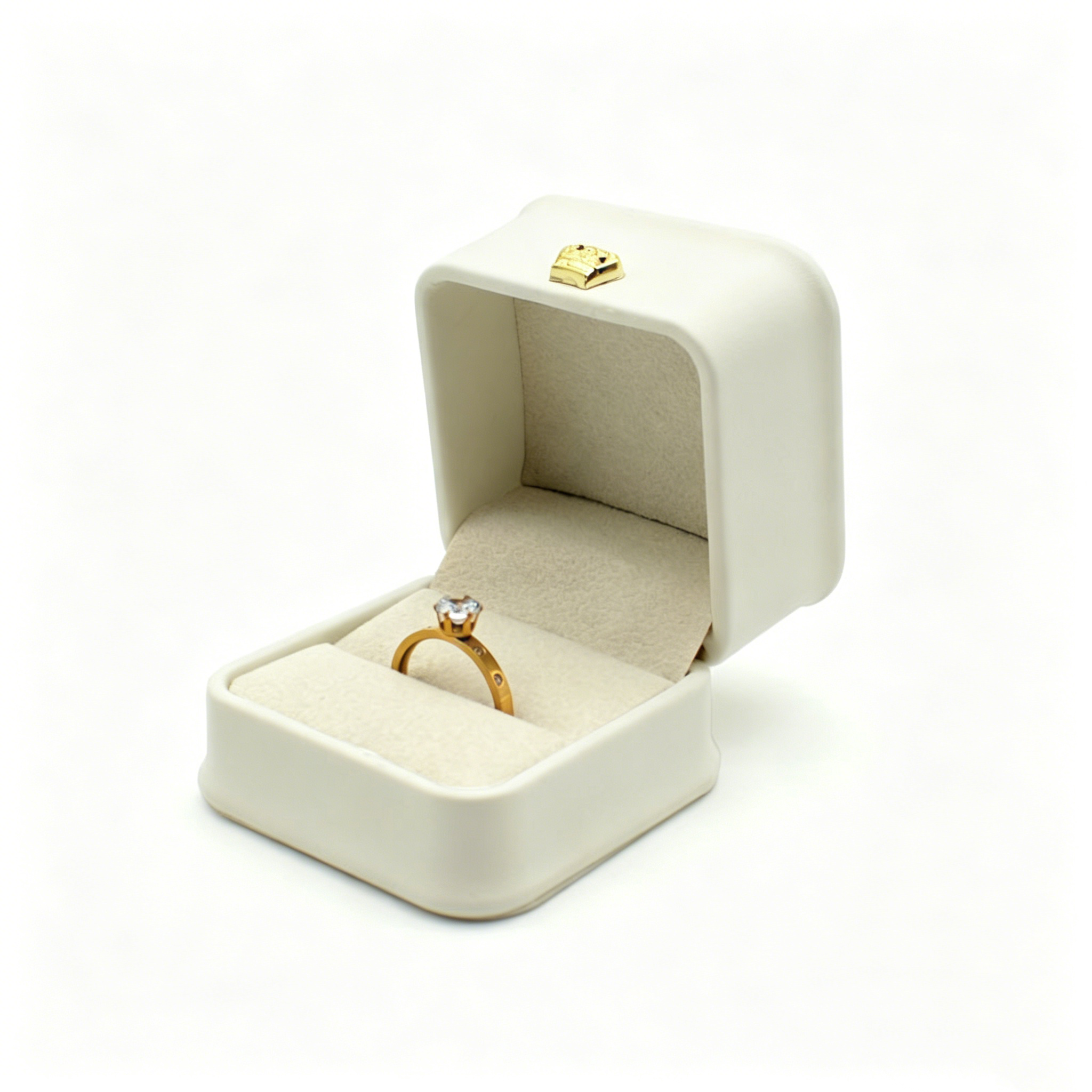 Crown Ring & Stud Earring Box