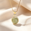 Natural Jade Pendant Necklace