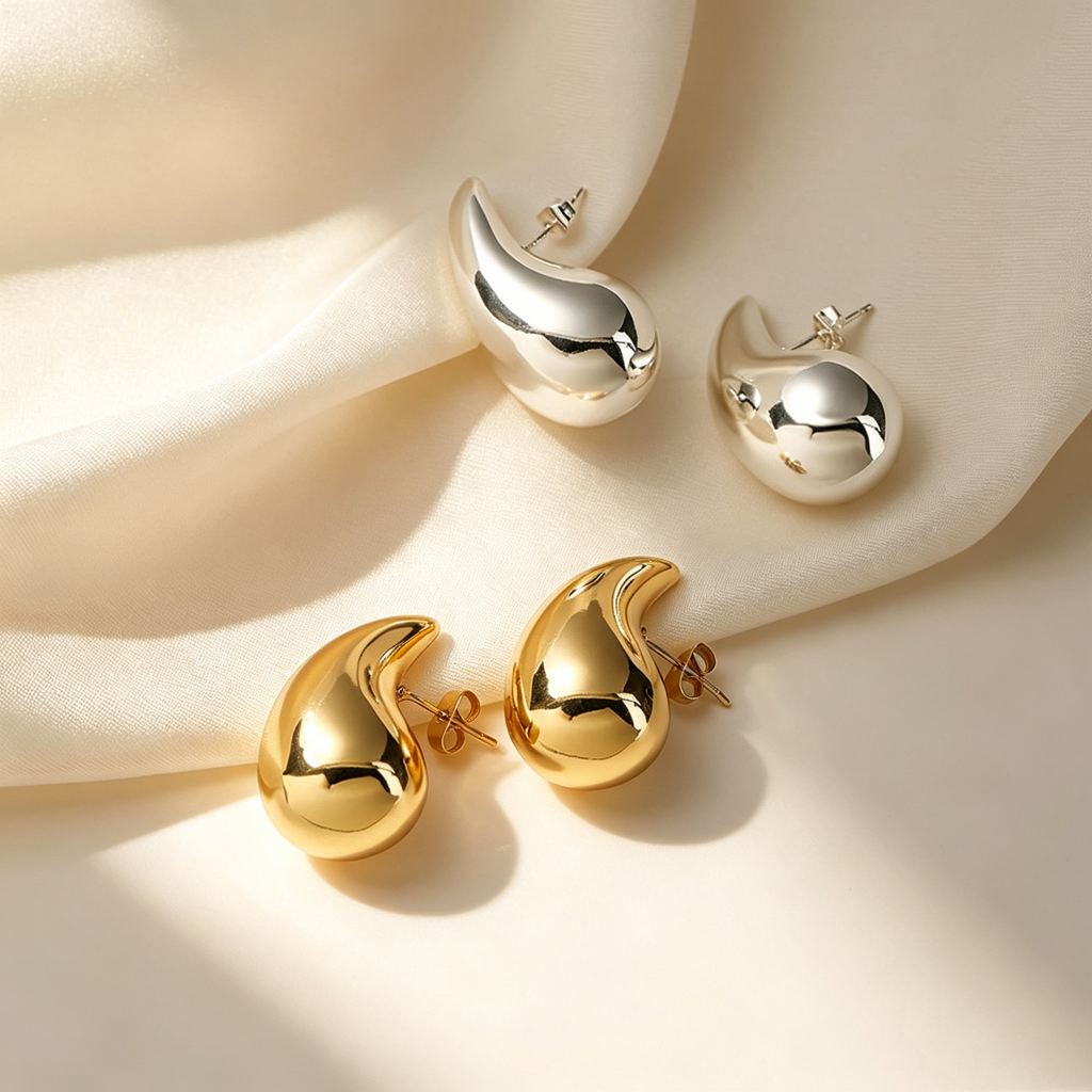 Elegance Minimal Teardrop Stud Earrings
