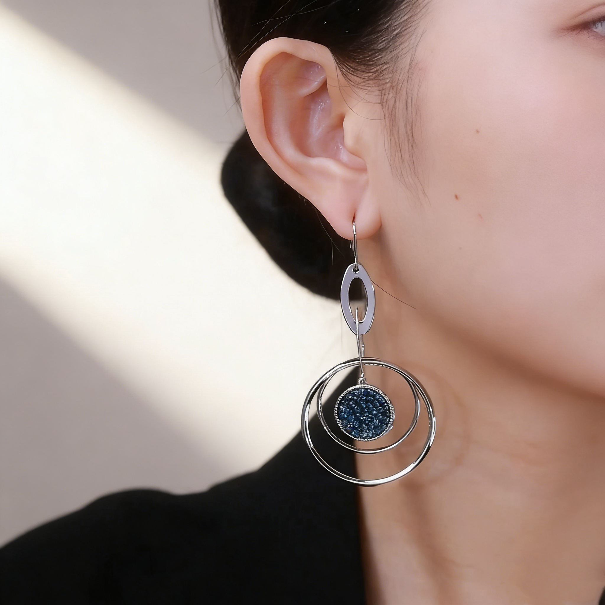 Interlocking Hoop Earrings