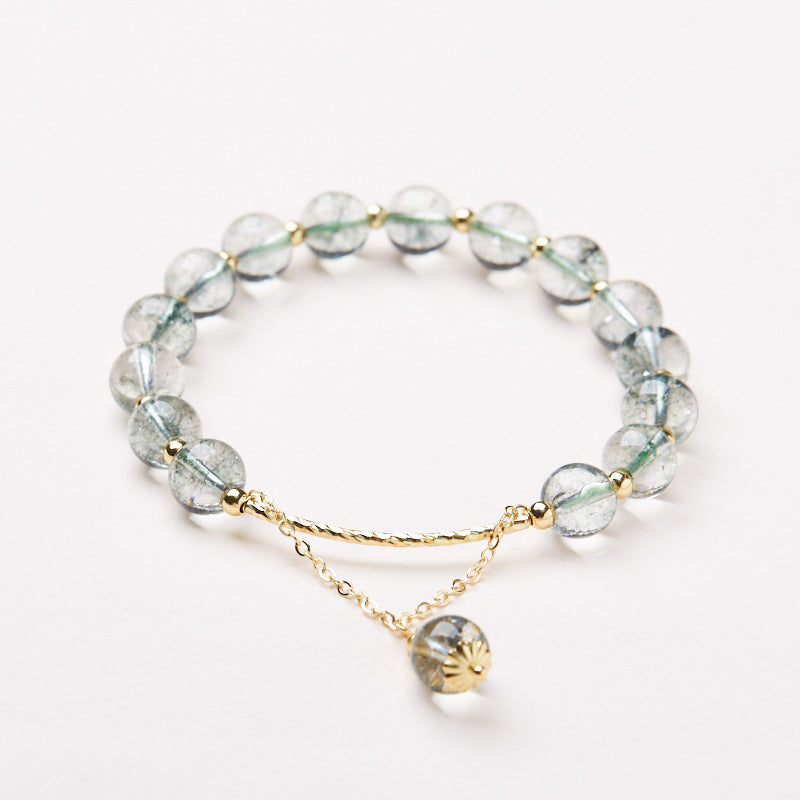 Starry sky good luck natural crystal bracelet