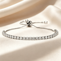 Adjustable Moissanite Tennis Bracelet