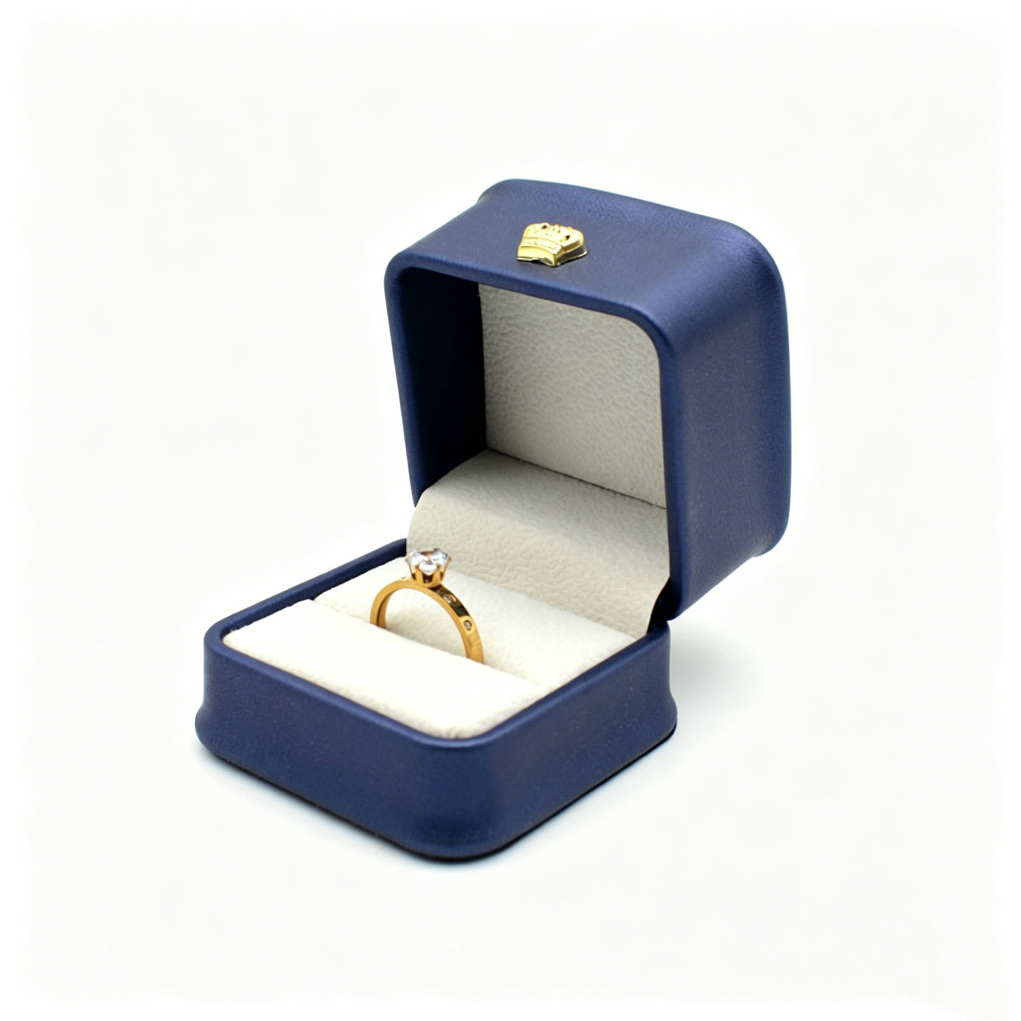 Crown Ring & Stud Earring Box