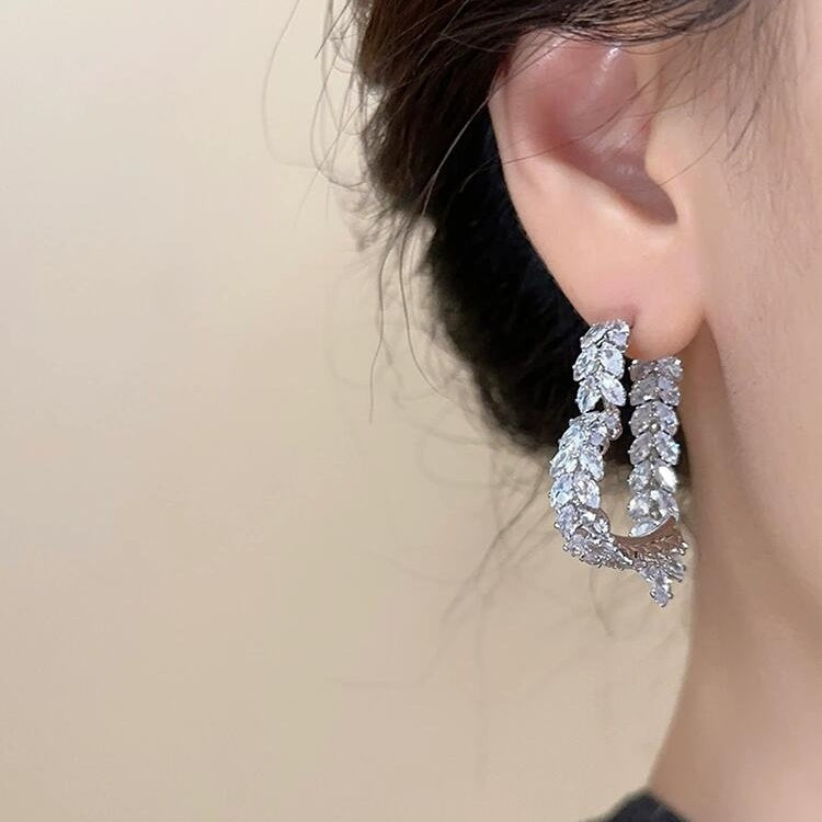Cupid's Arrow Heart Earrings
