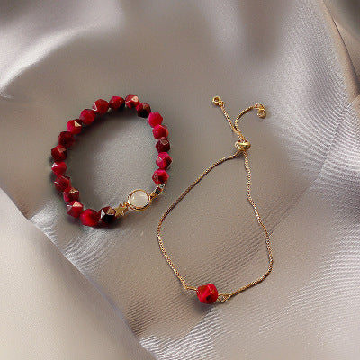 Confidence ? 2 ensemble crystal bracelet