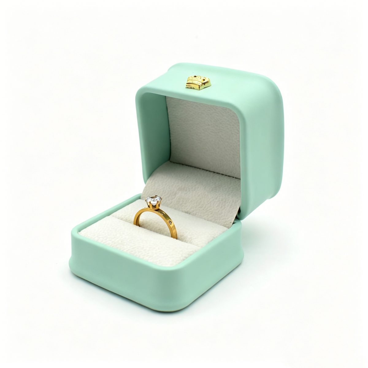 Crown Ring & Stud Earring Box
