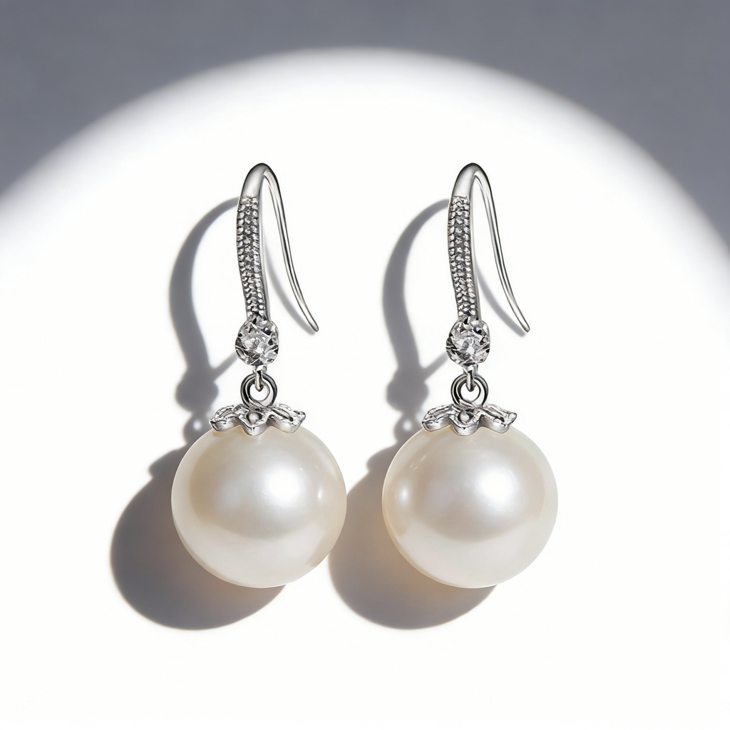 Classic Elegant Pearl Drop Earrings