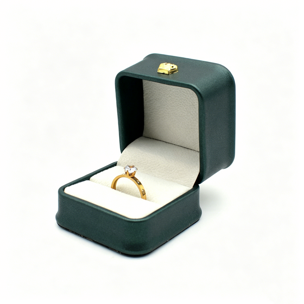 Crown Ring & Stud Earring Box