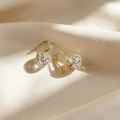Square Diamond Earrings