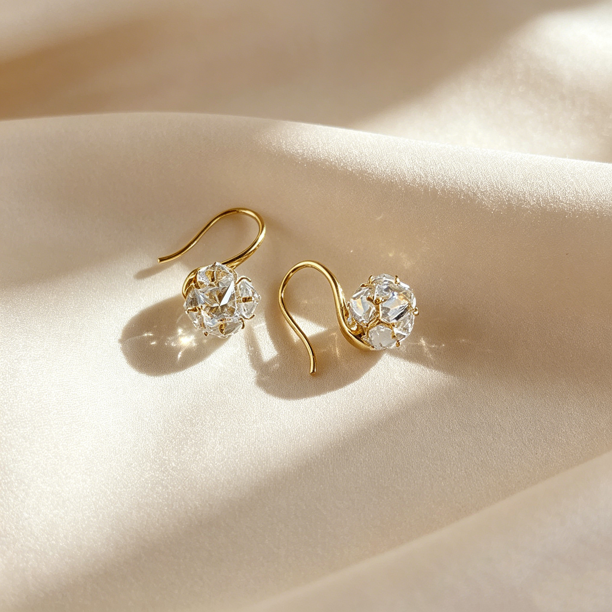 Square Diamond Earrings