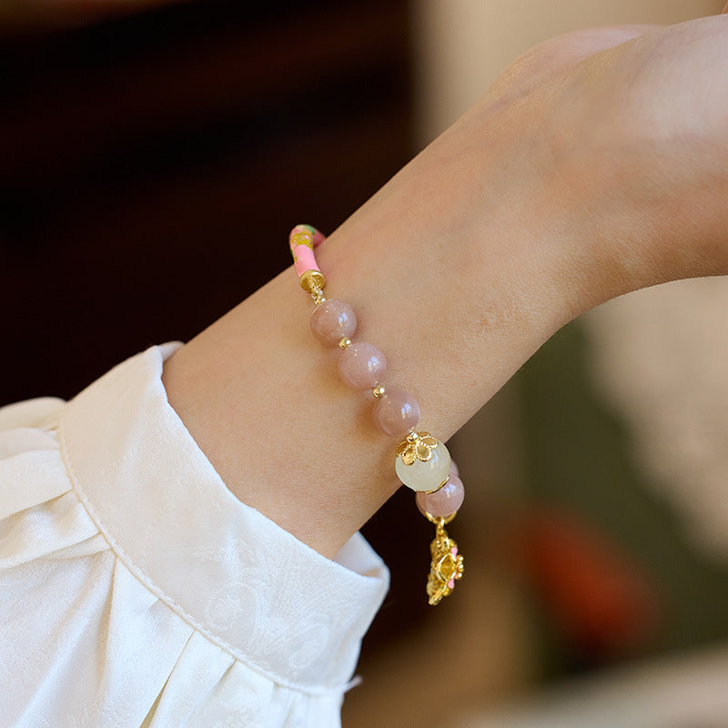 Lucky and Wealthy Natural Sunstone Bracelet