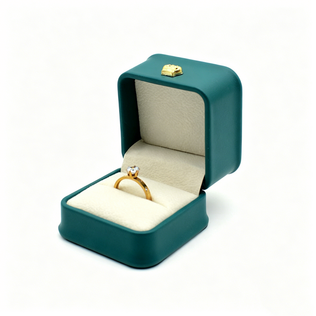 Crown Ring & Stud Earring Box