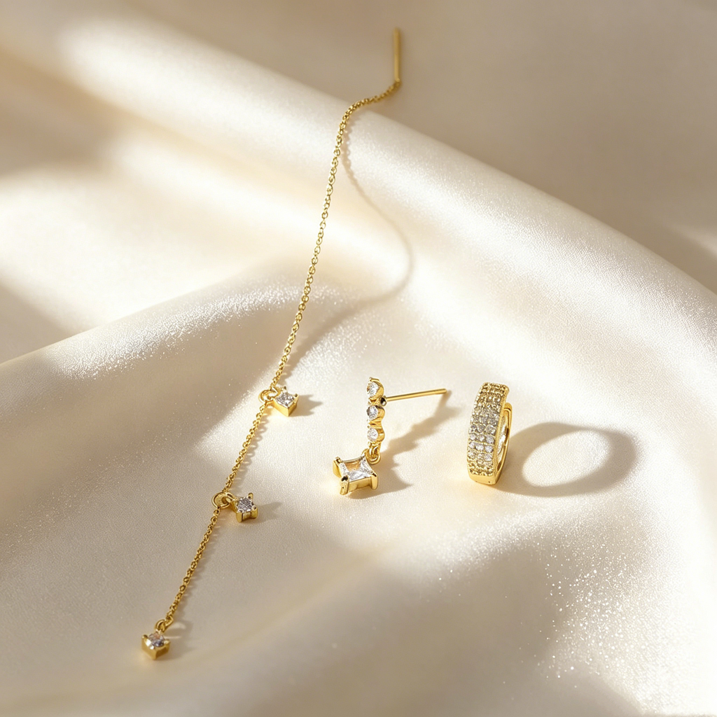Celestial Starburst Earring Set