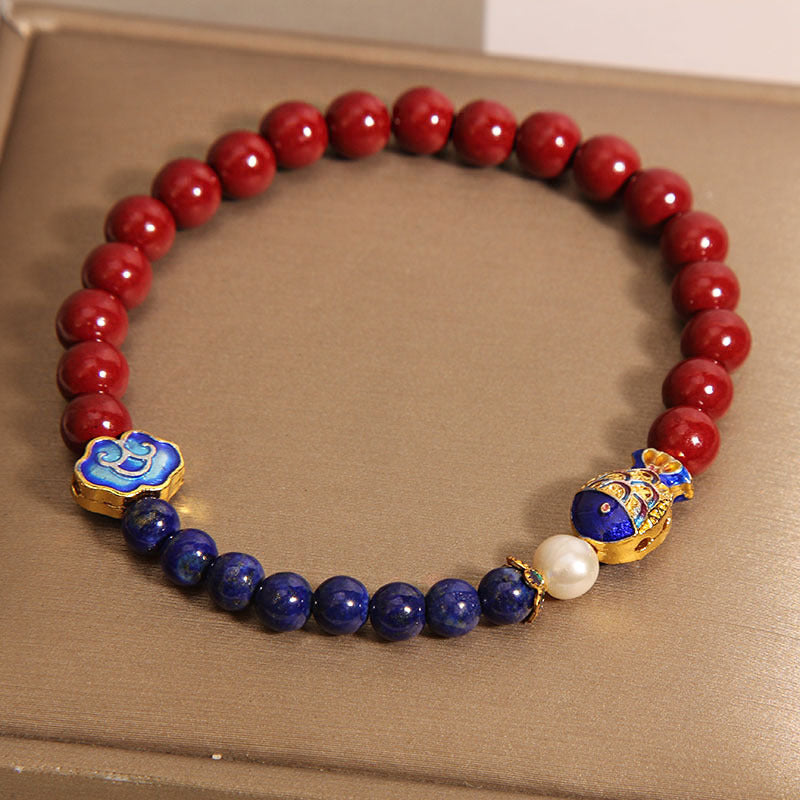 Koi Natural Cinnabar Bracelet