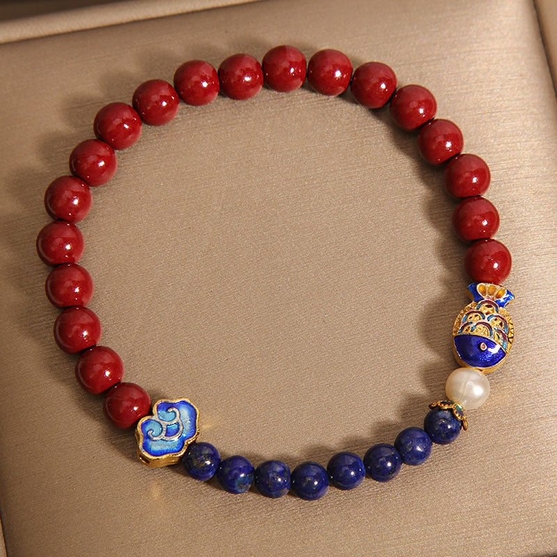 Koi Natural Cinnabar Bracelet