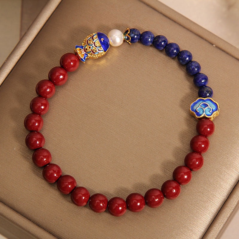 Koi Natural Cinnabar Bracelet