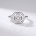 DIAMOND SQUARE VINTAGE RING