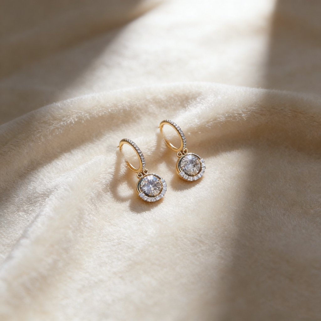 Elegant Double Layer Earrings