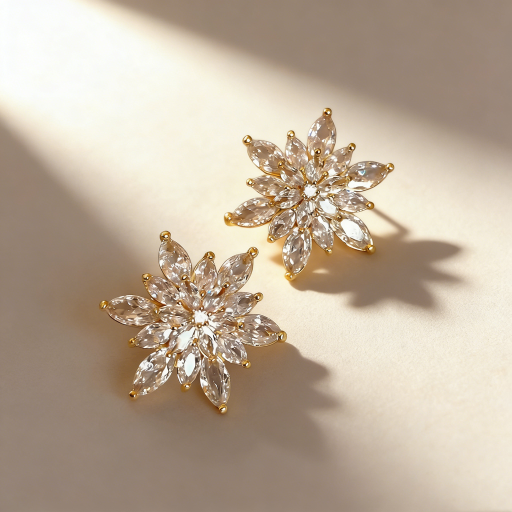 Elegant Flower Earrings