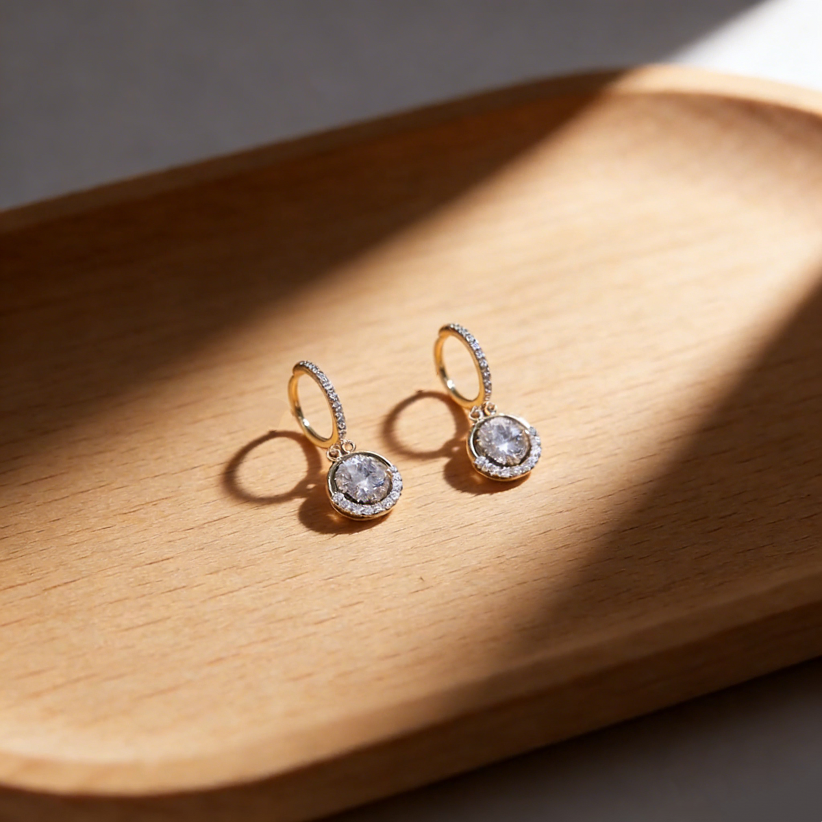 Elegant Double Layer Earrings