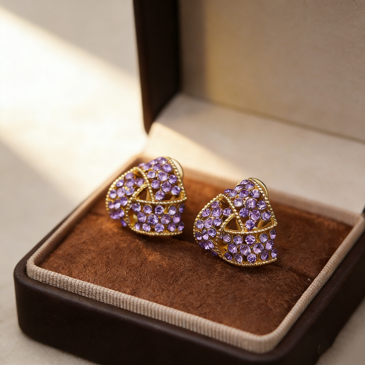 Vintage Triangle Earrings