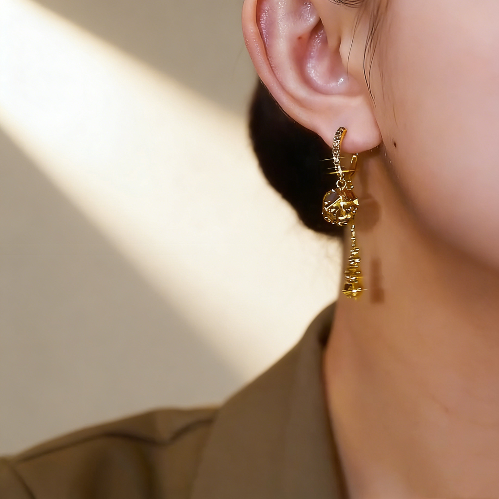 Mocha Tassel Earrings