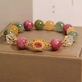 Pearl Crystal Color Natural Tourmaline Bracelet