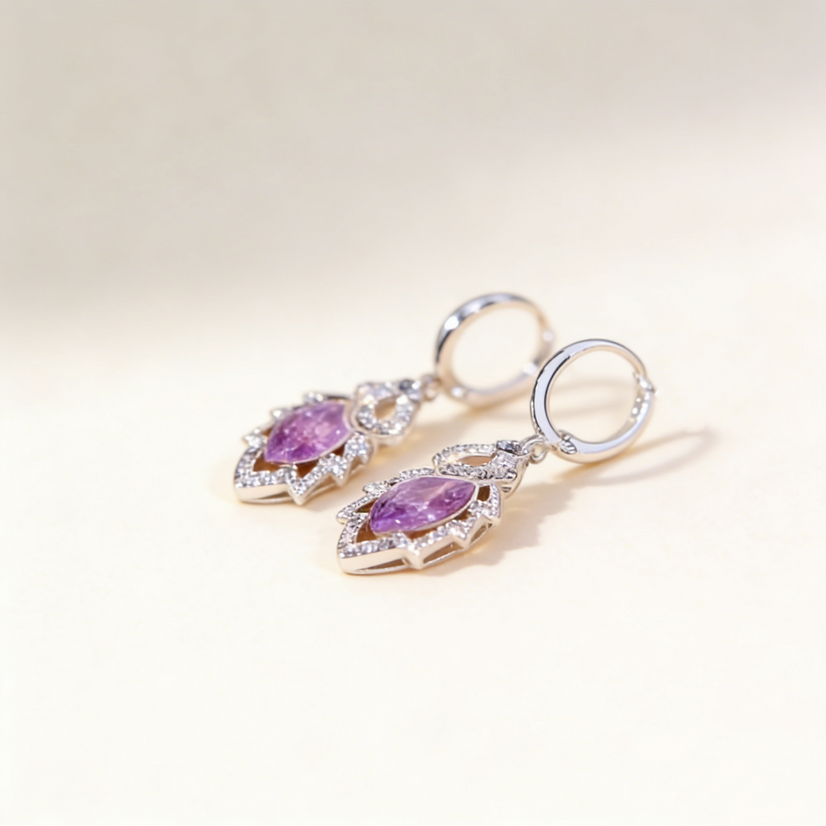 Double-Layer Maple Leaf Earrings