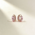Square Sugarcube Hoop Earrings