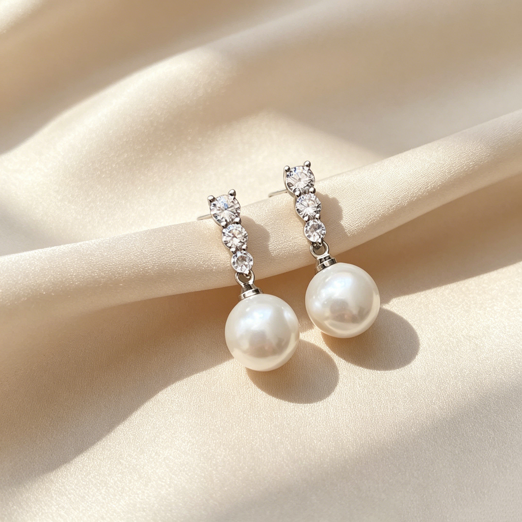 Grace Pearl Drop Earrings