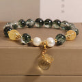 Lucky bag pendant natural crystal bracelet