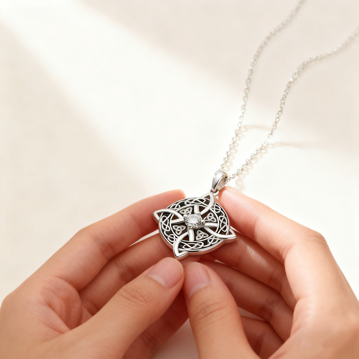 Celtic Knot Pendant Necklace
