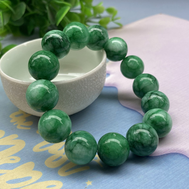 Dry green ? Quartzite Agat bracelet