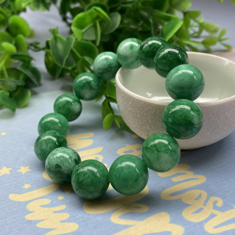 Dry green ? Quartzite Agat bracelet