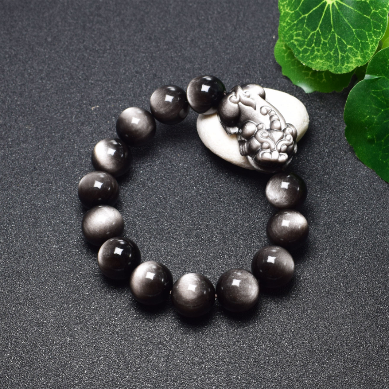 Fortune ? Obsidian Bracelet