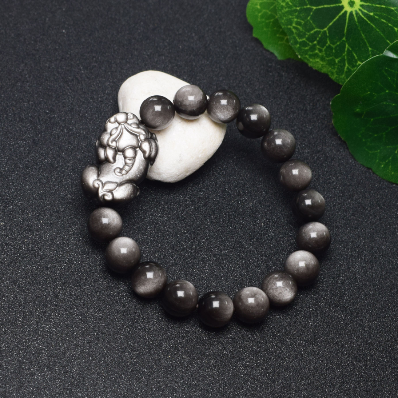 Fortune ? Obsidian Bracelet