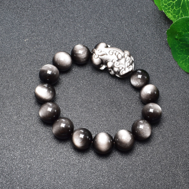 Fortune ? Obsidian Bracelet