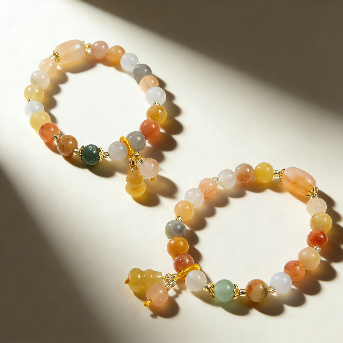 Natural Jade Beaded Bracelet Series