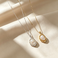 Elegance Baroque Pearl Pendant Necklace