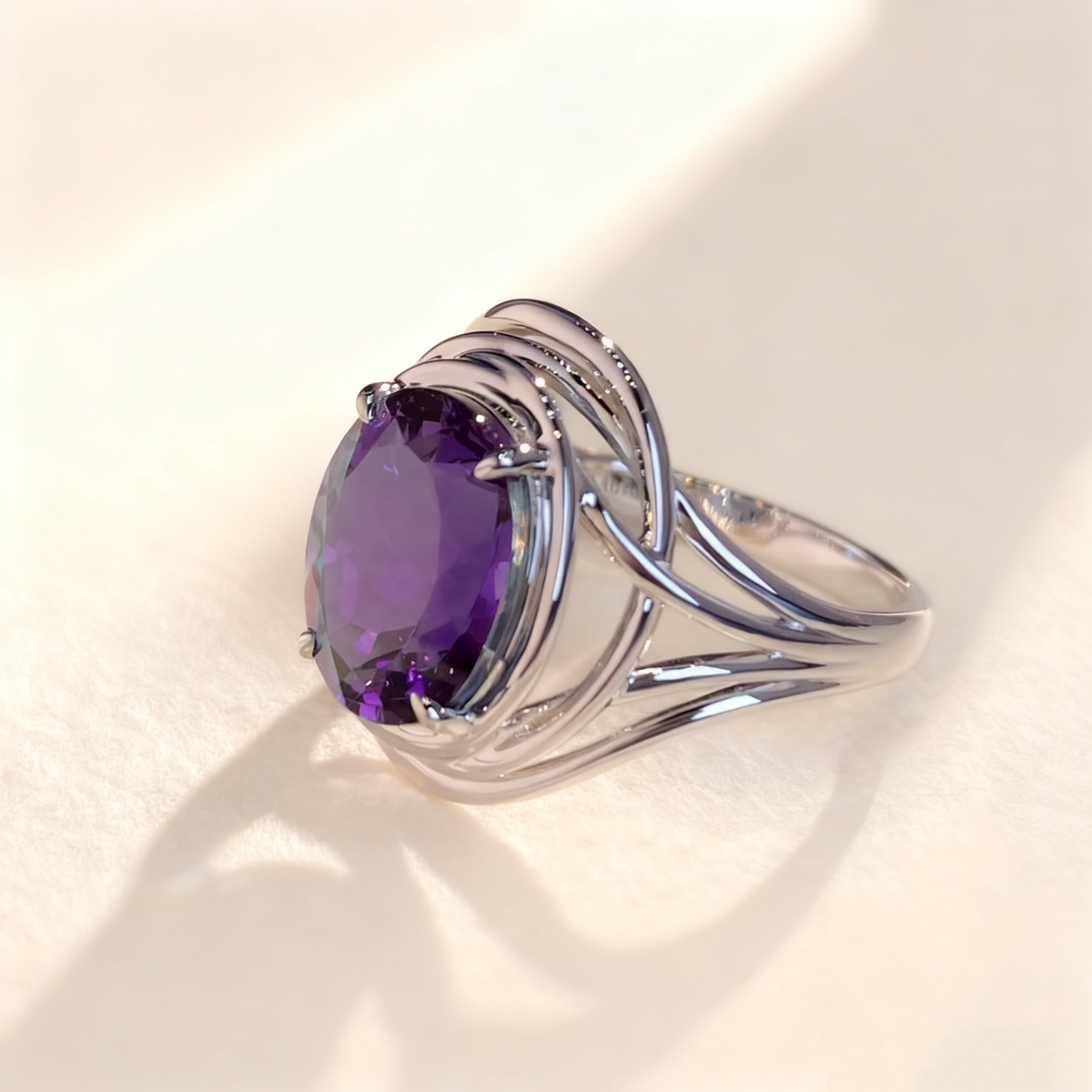 Amethyst Wrap Ring