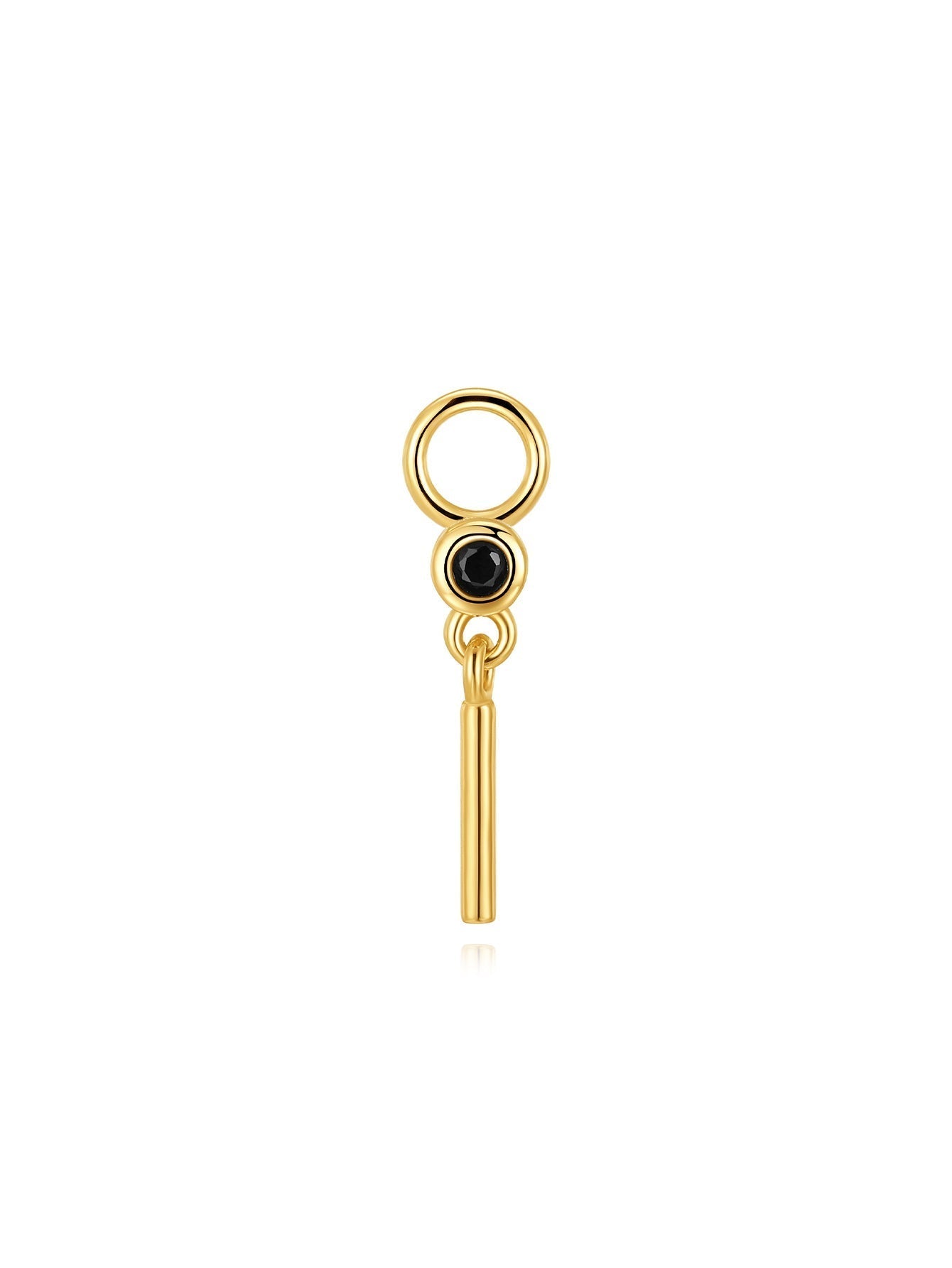 Theresia – Soft Curved Gold Earrings
